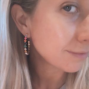 Stella and Dot Hoops Multi Color